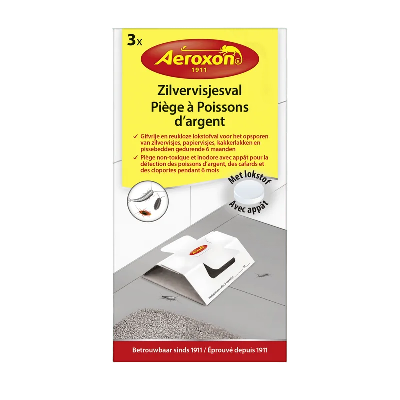Aeroxon zilvervisjesval met lokstof – 3 stuks