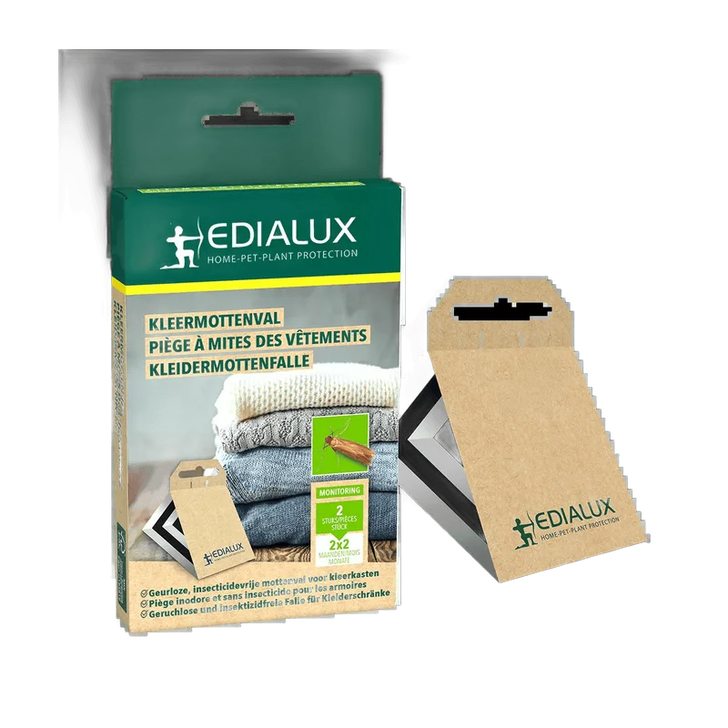 Edialux kleermottenval – 2 stuks