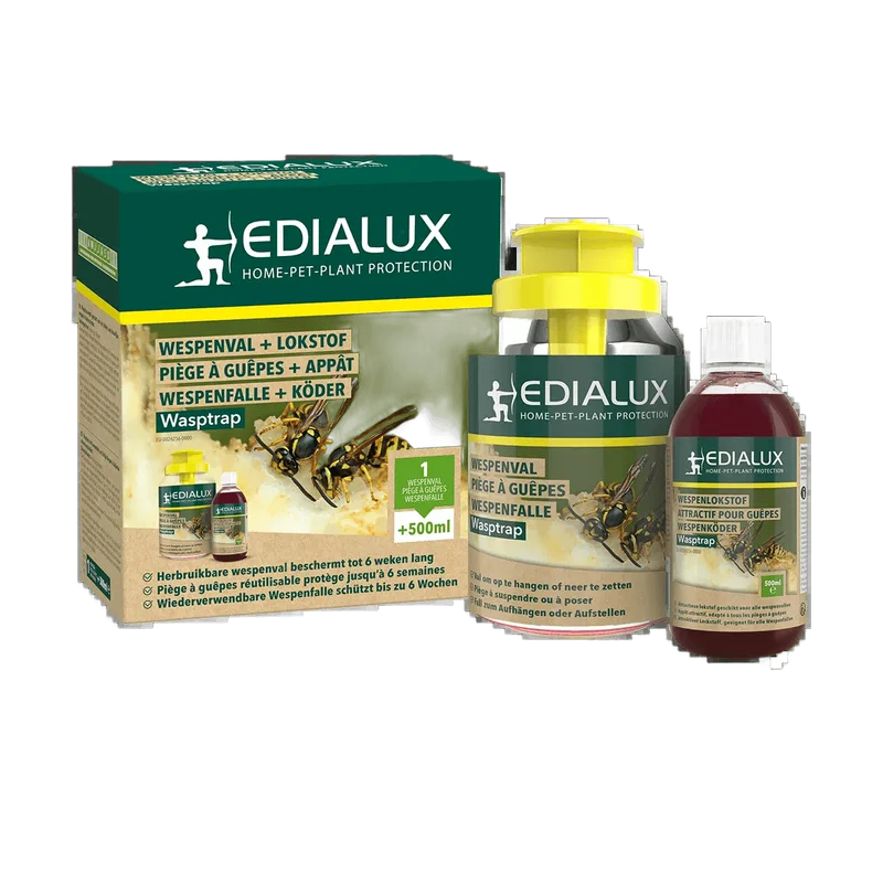 Edialux Wasptrap wespenval + 500 ml lokstof