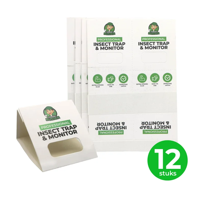 VerminBuster zilvervisjesval – insectenval, 12 stuks